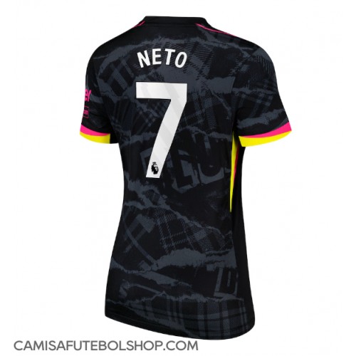 Camisa de time de futebol Chelsea Pedro Neto #7 Replicas 3º Equipamento Feminina 2024-25 Manga Curta